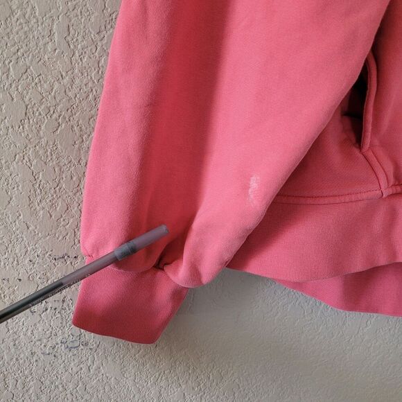 La Ligne Womens Crew Neck Pullover Sweater Size Xsmall Pockets Coral Casual Flaw - Picture 6 of 8